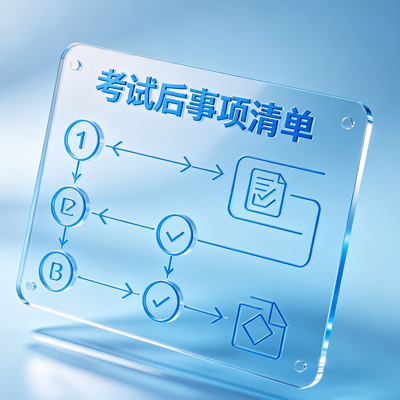 考试后事项清单